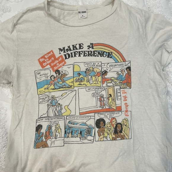 Re/Done Tops - RE/DONE graphic tee shirt